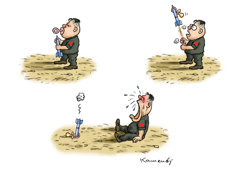 MISSILE FOR GRANDPA KIM IL SUNG