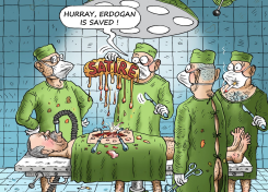 HIS MAJESTY ERDOGAN IS SAVED by Marian Kamensky