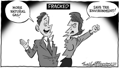 FRACKING by Bob Englehart