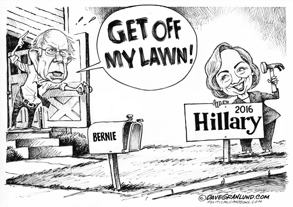 Bernie and Hillary turf war