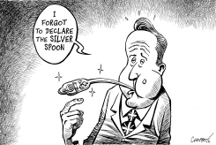 DAVID CAMERON'S TAX RETURNS by Patrick Chappatte