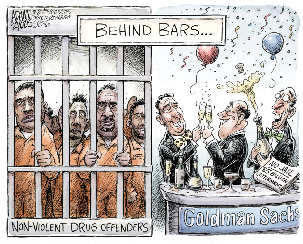  GOLDMAN SACHS SETTLEMENT by Adam Zyglis