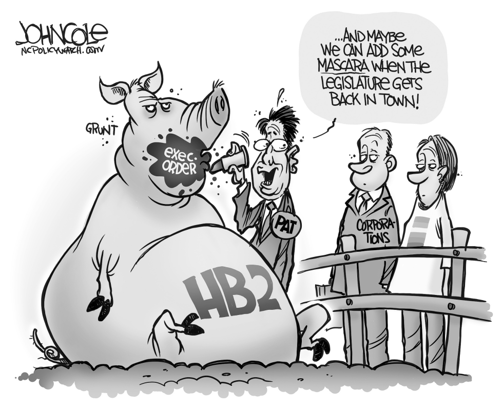 LOCAL NC -- McCrory and HB2 BW