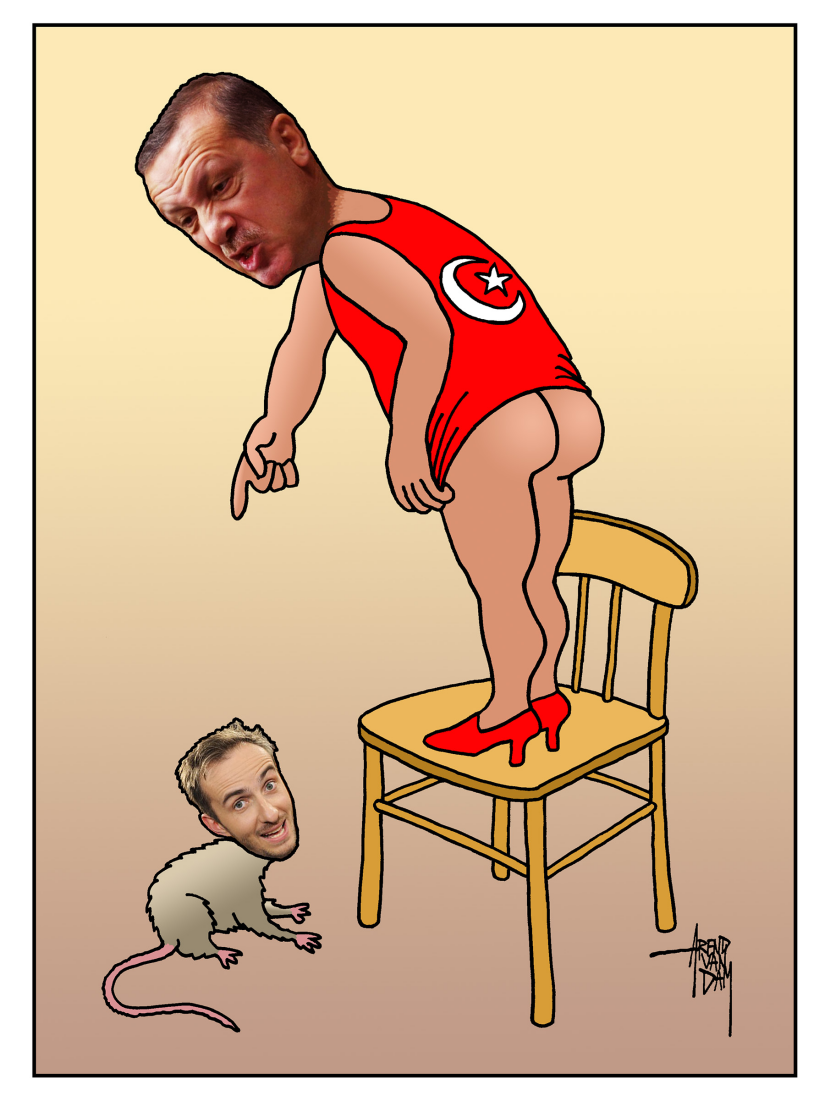 Satirist and Erdogan