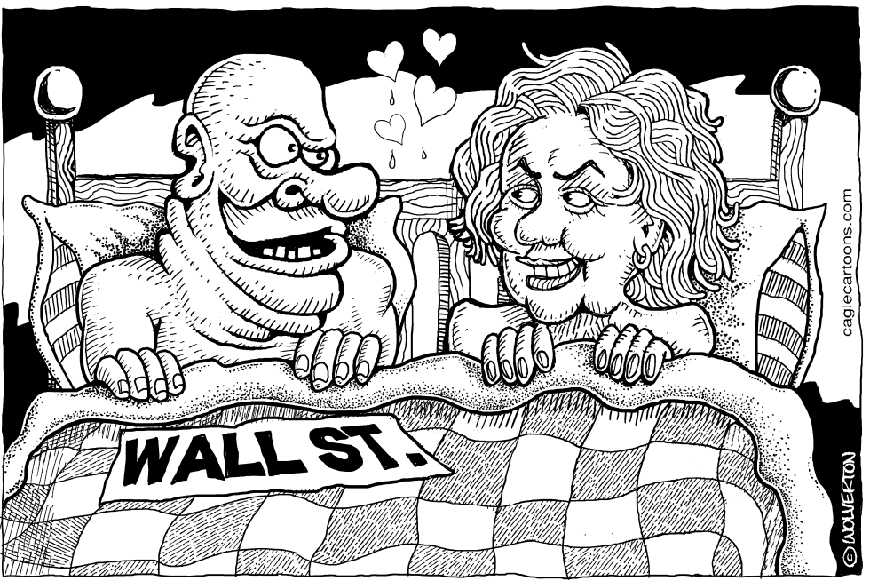 Wall Street Hooked Up with Hillary