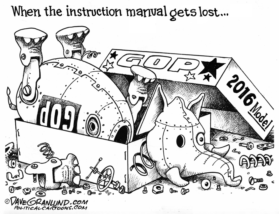GOP 2016 in pieces