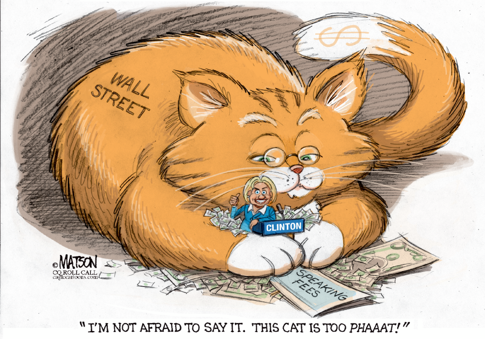 Hillary Speaks Her Mind To Wall Street-COLOR