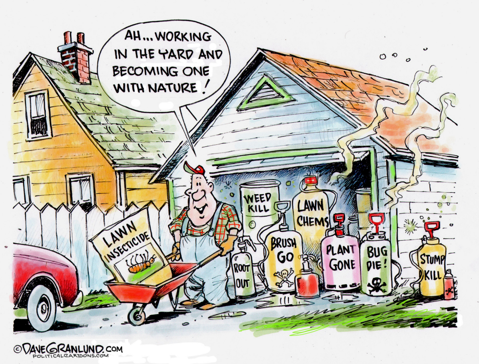  SPRING  YARD WORK by Dave Granlund