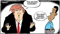 SYSTEM RIGGED  by Bob Englehart