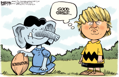 CHARLIE TRUMP  by Rick McKee