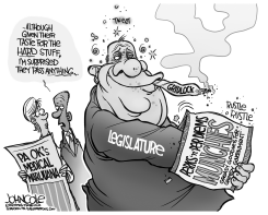 LOCAL PA  LEGISLATIVE DOPE BW by John Cole