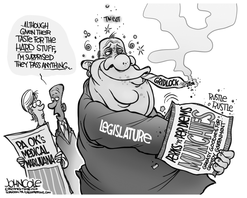 LOCAL PA -- Legislative dope BW