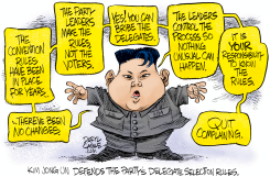 CONVENTION DELEGATE RULES DEFENDED  by Daryl Cagle