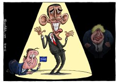 OBAMA VISITS UK by Brian Adcock