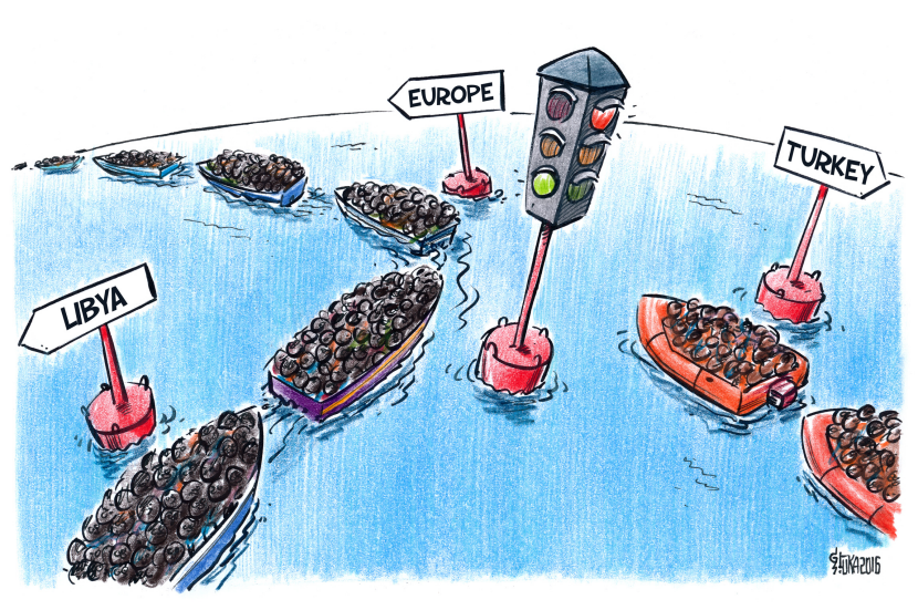 Traffic of migrants