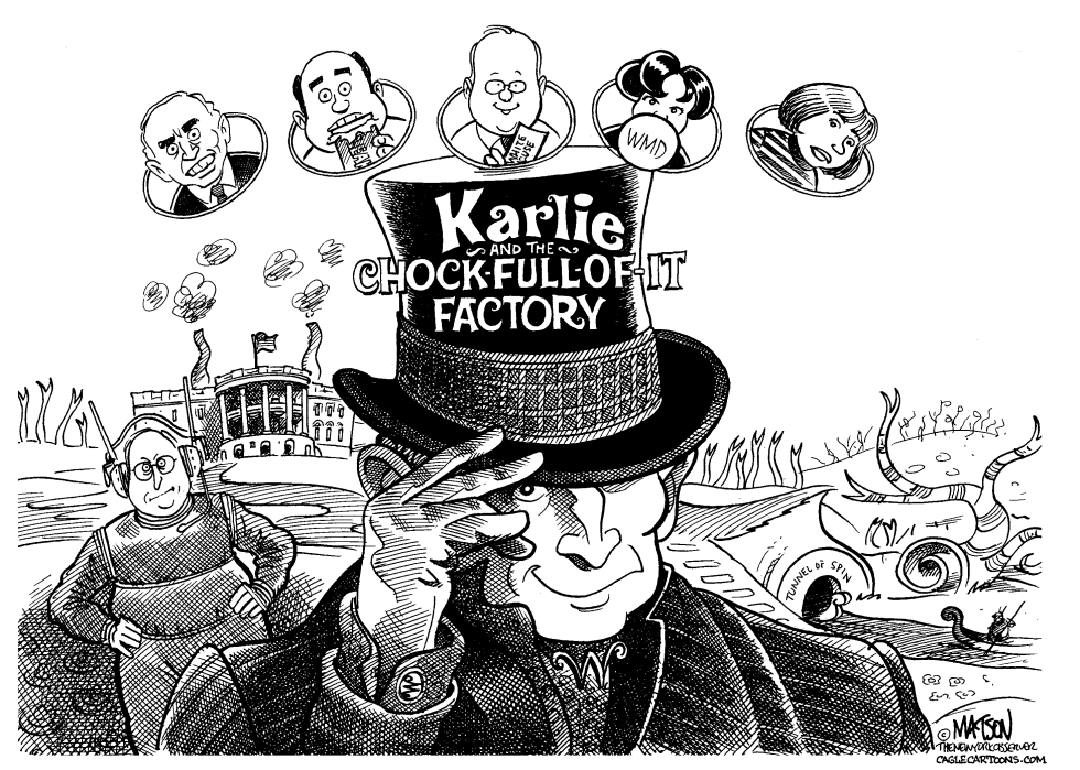Karlie Rove And The Chock-Full-Of-It Factory