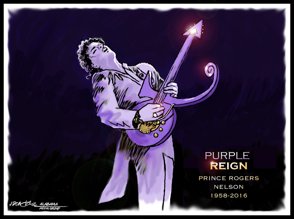 His Purple Majesty RIP Prince