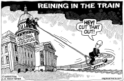 LOCAL-CA REINING IN THE BULLET TRAIN by Monte Wolverton