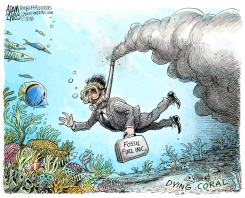 CORAL REEFS  by Adam Zyglis
