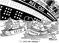 SINKING AFL-CIO SHIP by R.J. Matson