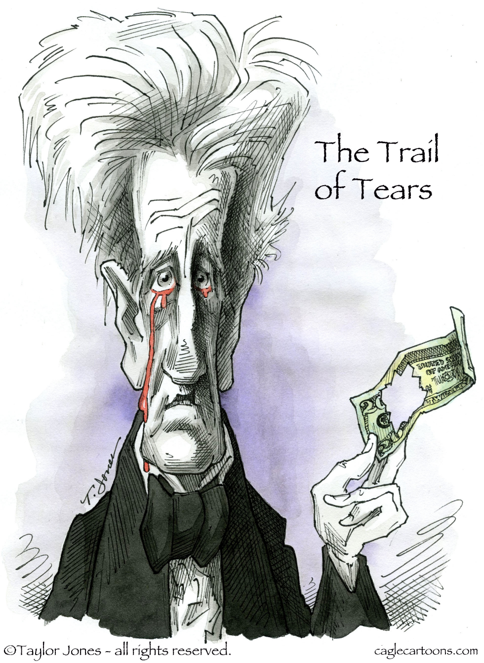  BLOODY ANDREW JACKSON  by Taylor Jones