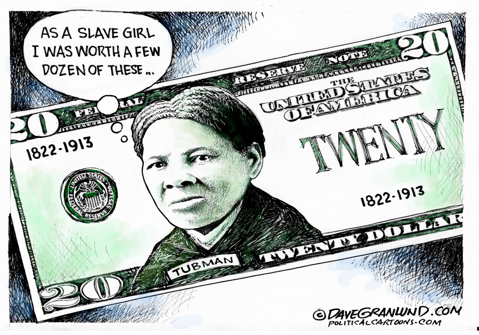 Harriet Tubman on 20 COLOR