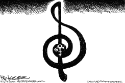 PRINCE -RIP by Milt Priggee