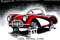 PRINCE -RIP  by Milt Priggee