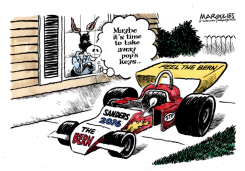 BERNIE SANDERS  by Jimmy Margulies