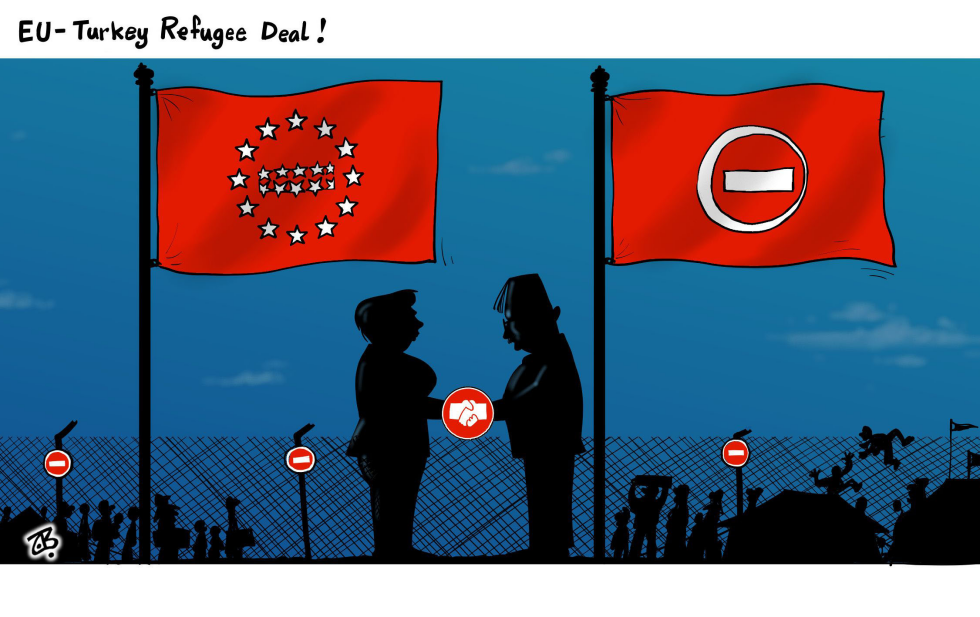  EU - TURKEY REFUGEE DEAL by Emad Hajjaj