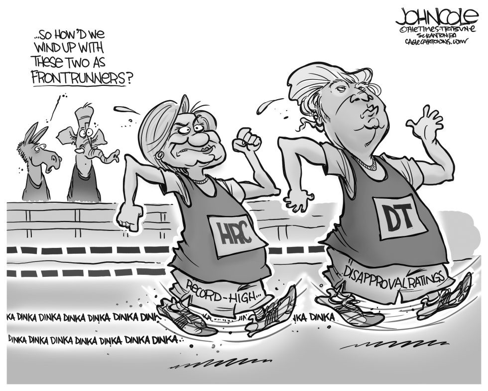 The frontrunners BW