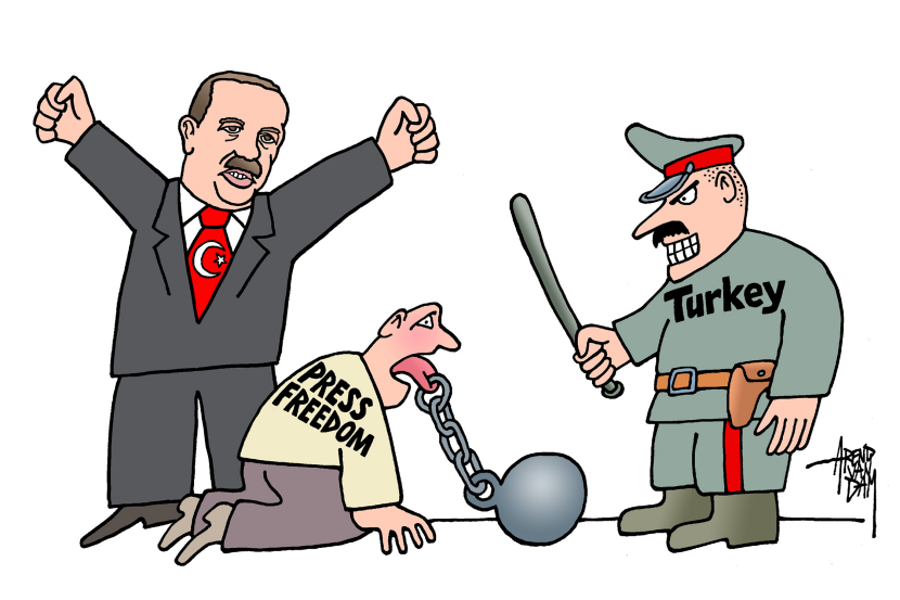 Erdogan against Press
