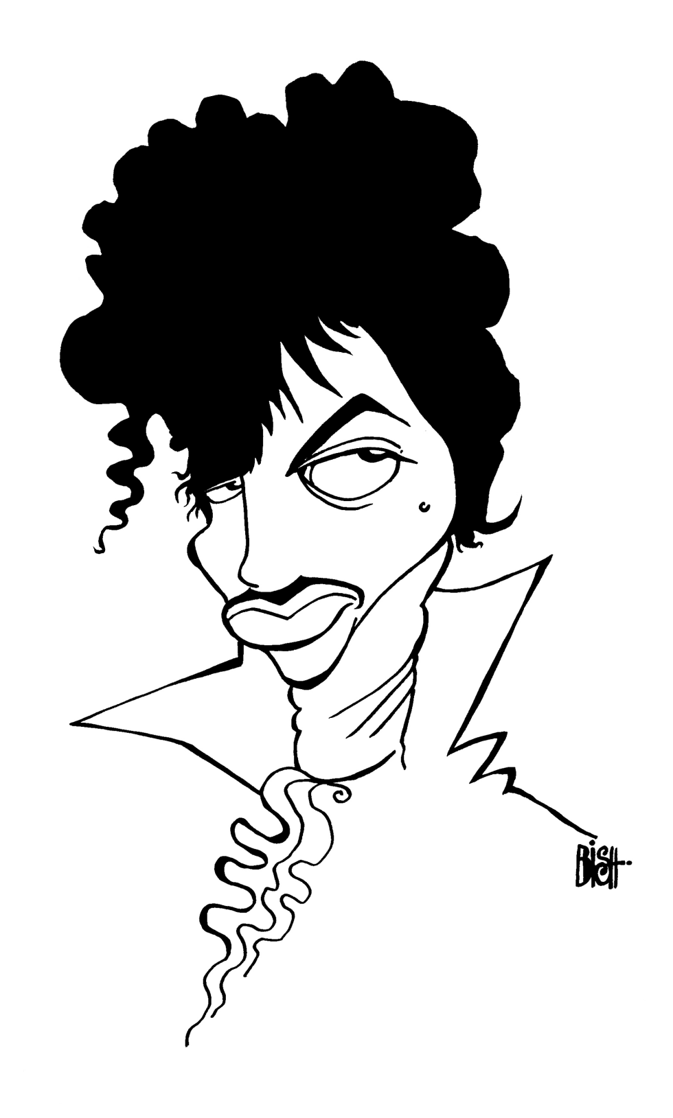 PRINCE, B/W