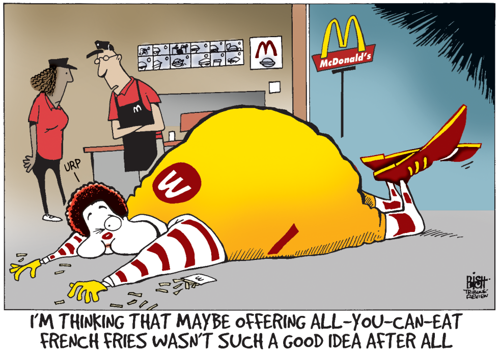 UNLIMITED FRENCH FRIES AT McDONALD'S, COLOR