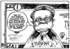 HARRIET TUBMAN, B/W by Randy Bish