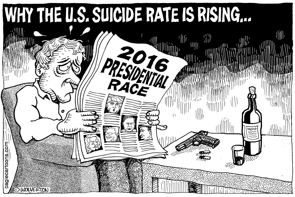 US Suicides and Presidential Election