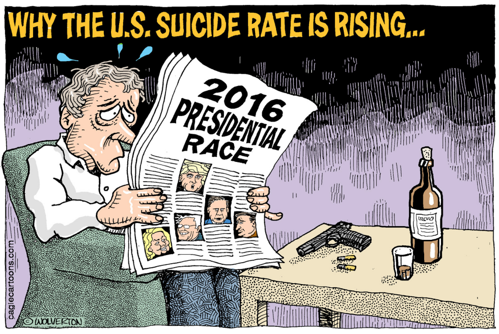 US Suicides and Presidential Election COLOR