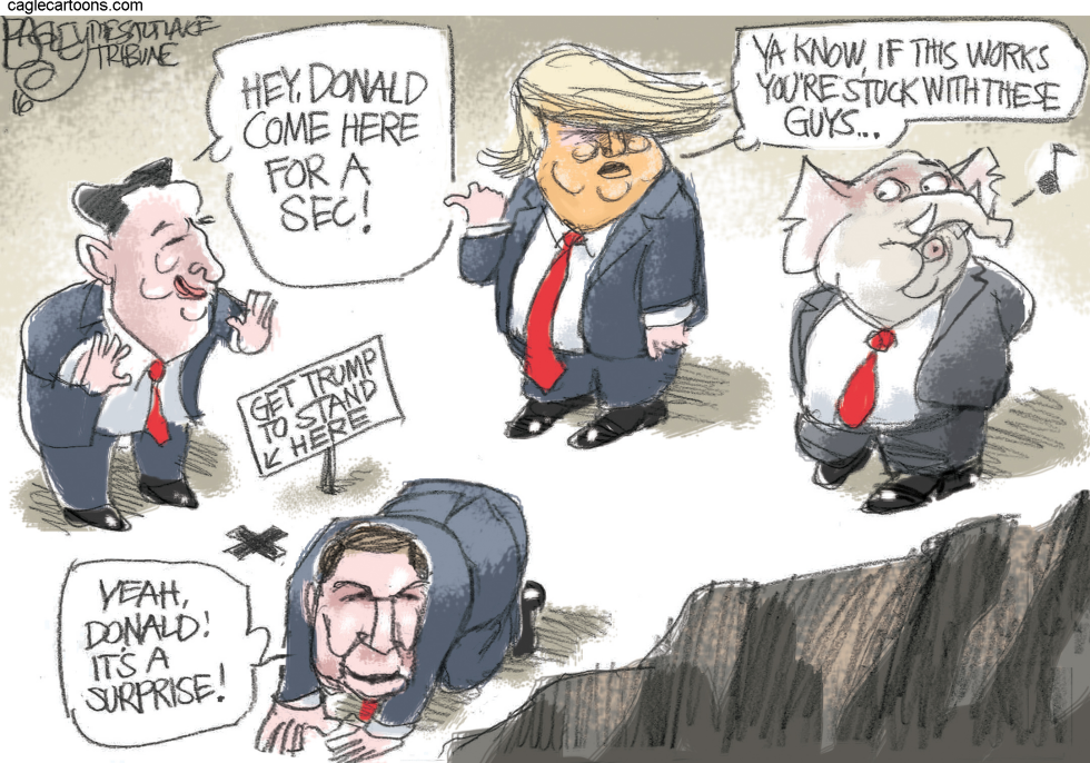 Tripping Up Trump COLOR