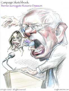 CAMPAIGN SKETCHBOOK - ROSARIO DAWSON - by Taylor Jones