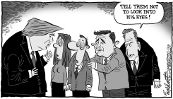 CRUZ KASICH  by Bob Englehart