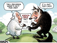 CRUZ/KASICH PACT  by Steve Sack