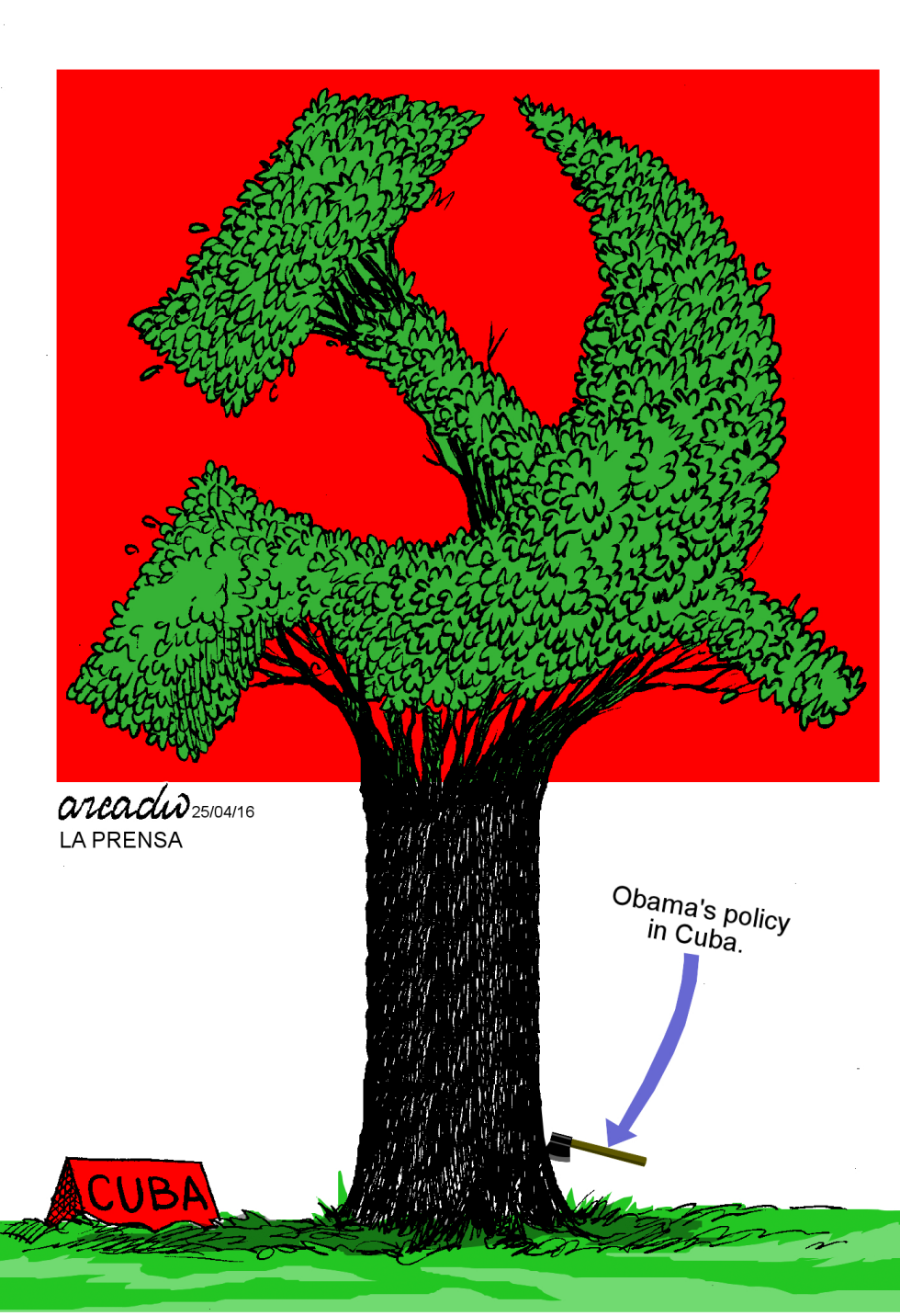 Obama's policy in Cuba