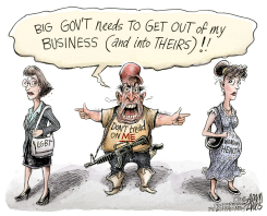 DON'T TREAD ON ME  by Adam Zyglis