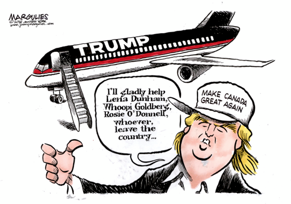 Trump and female celebrities color