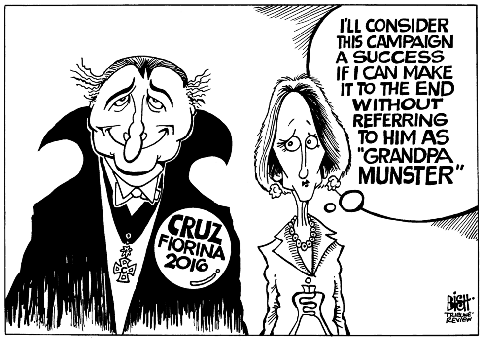 CRUZ FIORINA, B/W