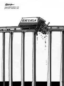 POLITICAL SITUATION IN VENEZUELA BW by Rayma Suprani