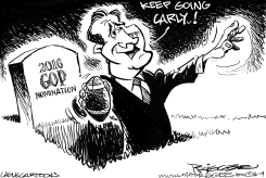 HAIL CARLY… by Milt Priggee