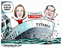 CRUZ AND FIORINA  by Dave Granlund