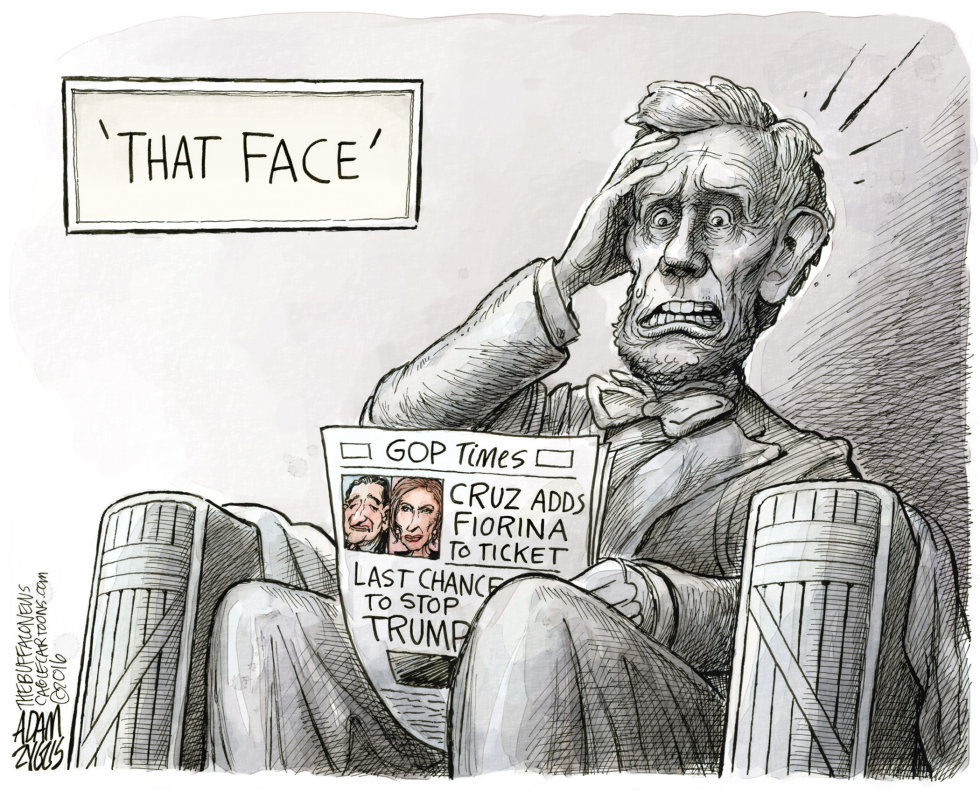  PARTY OF LINCOLN by Adam Zyglis