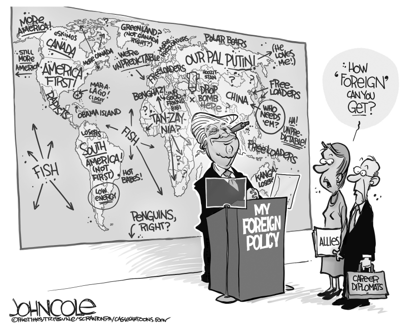 Trump's 'foreign' policy BW